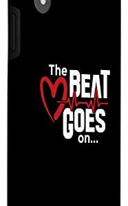 iPhone XR The Beat Goes On Open Heart Surgery Survivor Heart Warrior Case