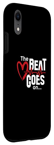 iPhone XR The Beat Goes On Open Heart Surgery Survivor Heart Warrior Case