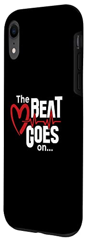 iPhone XR The Beat Goes On Open Heart Surgery Survivor Heart Warrior Case