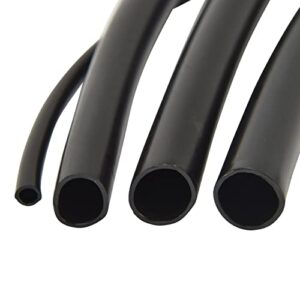 Raindrip 016010T 1/4 in. Drip Irrigation Supply Tubing, 100 ft., 1/4 in x 100 ft, for Drip Irrigation Parts, and Drip Systems, Black Polyethylene