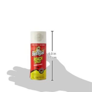 Bengal Roach Spray, Odorless Stain-Free Dry Spray, 9 Oz. Aerosol Can