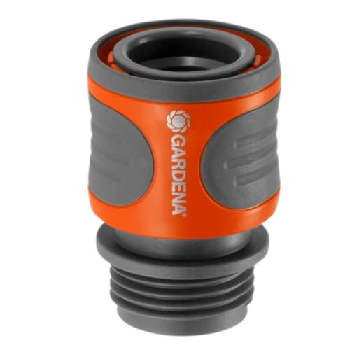 Gardena 36917 Hose Connector, Orange and Grey