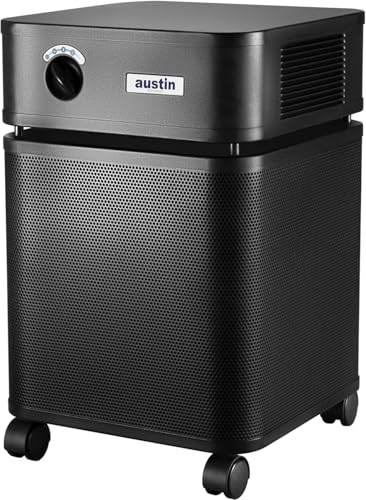 Austin Air Healthmate Plus - Powerful Air Purifier with HEPA Medical-Grade Filtration System, Eliminate Harmful Airborne Contaminants, (Black)