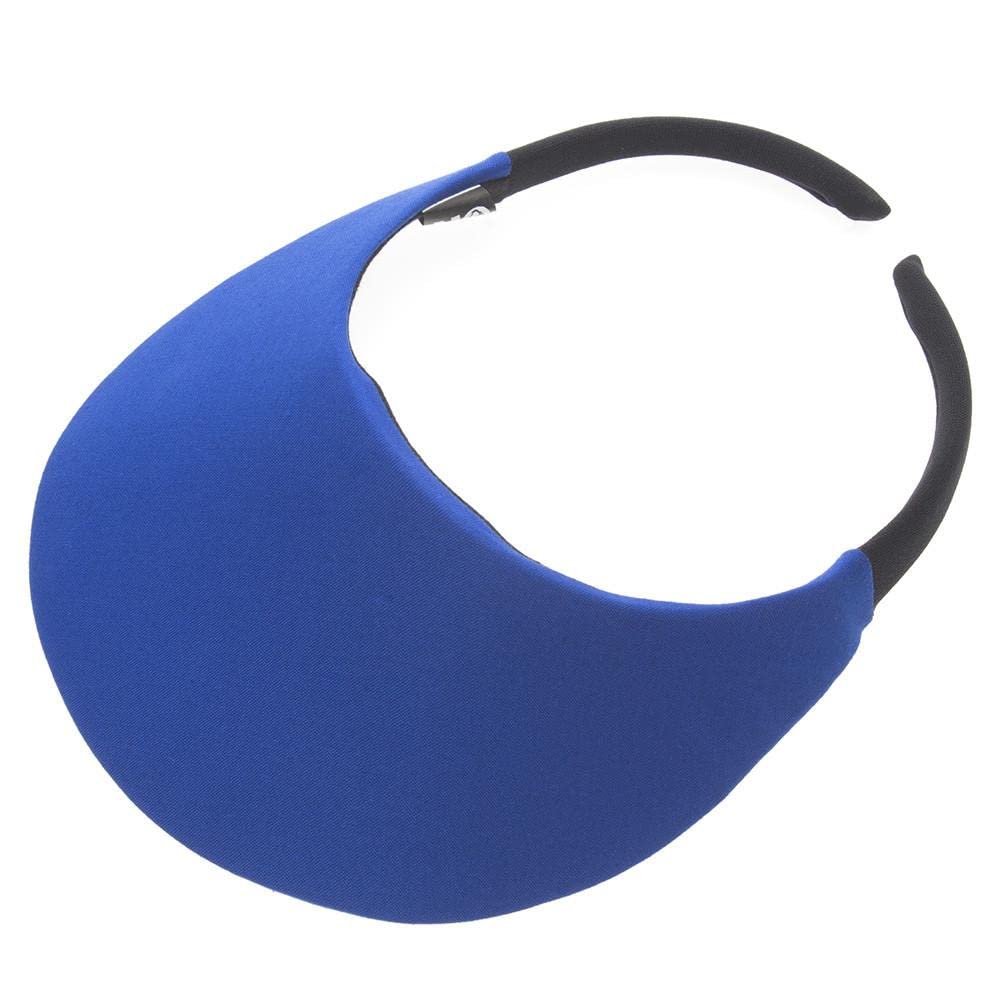 No Headache Women’s Sun Visor Round Brim Sun Visor Golf Visor Tennis Visor Royal Blue