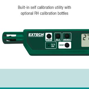 Extech 445580 Humidity and Temperature Pen Sized Meter with Pocket Clip