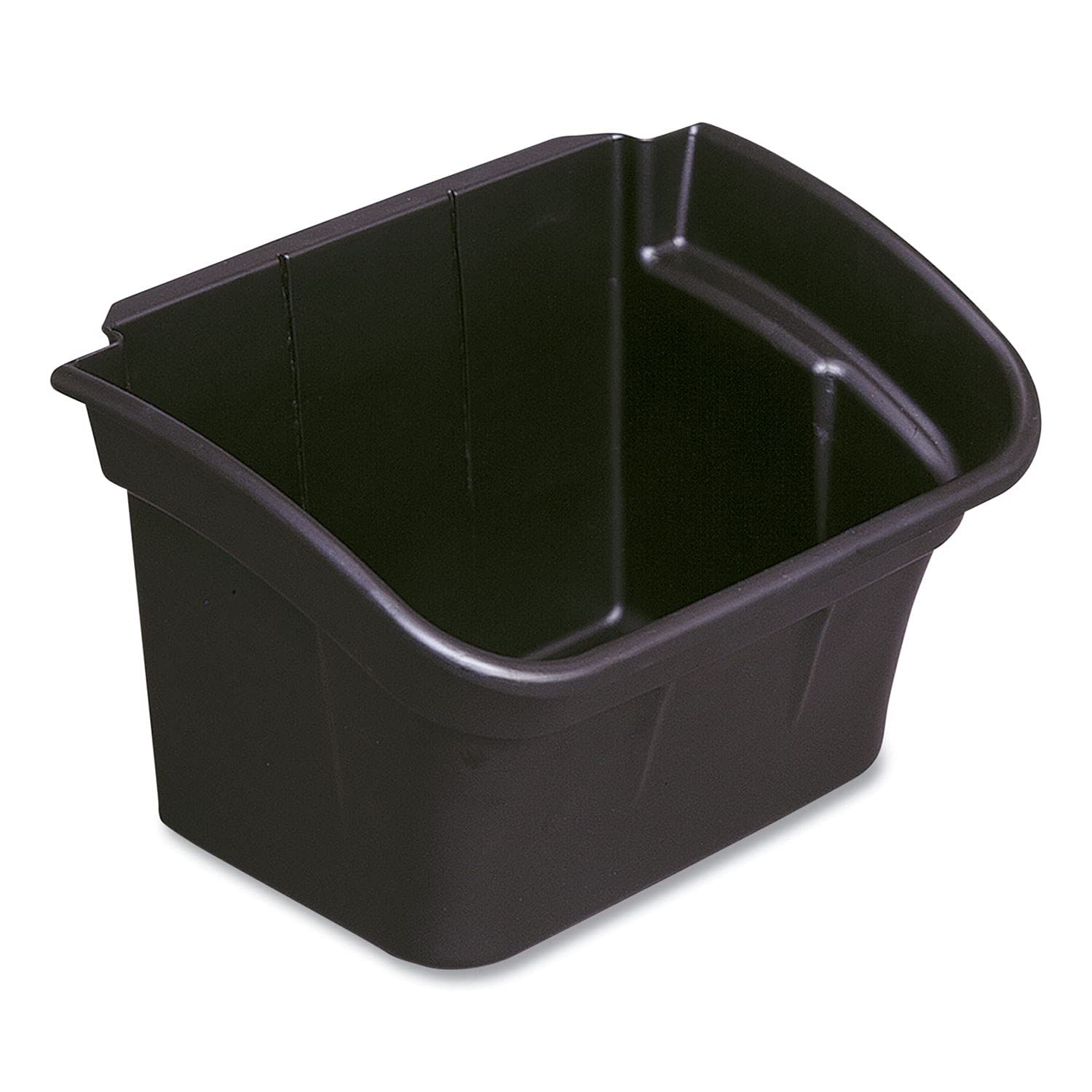 Rubbermaid Commercial Products Utility Cart 4-Gallon Bin, Black