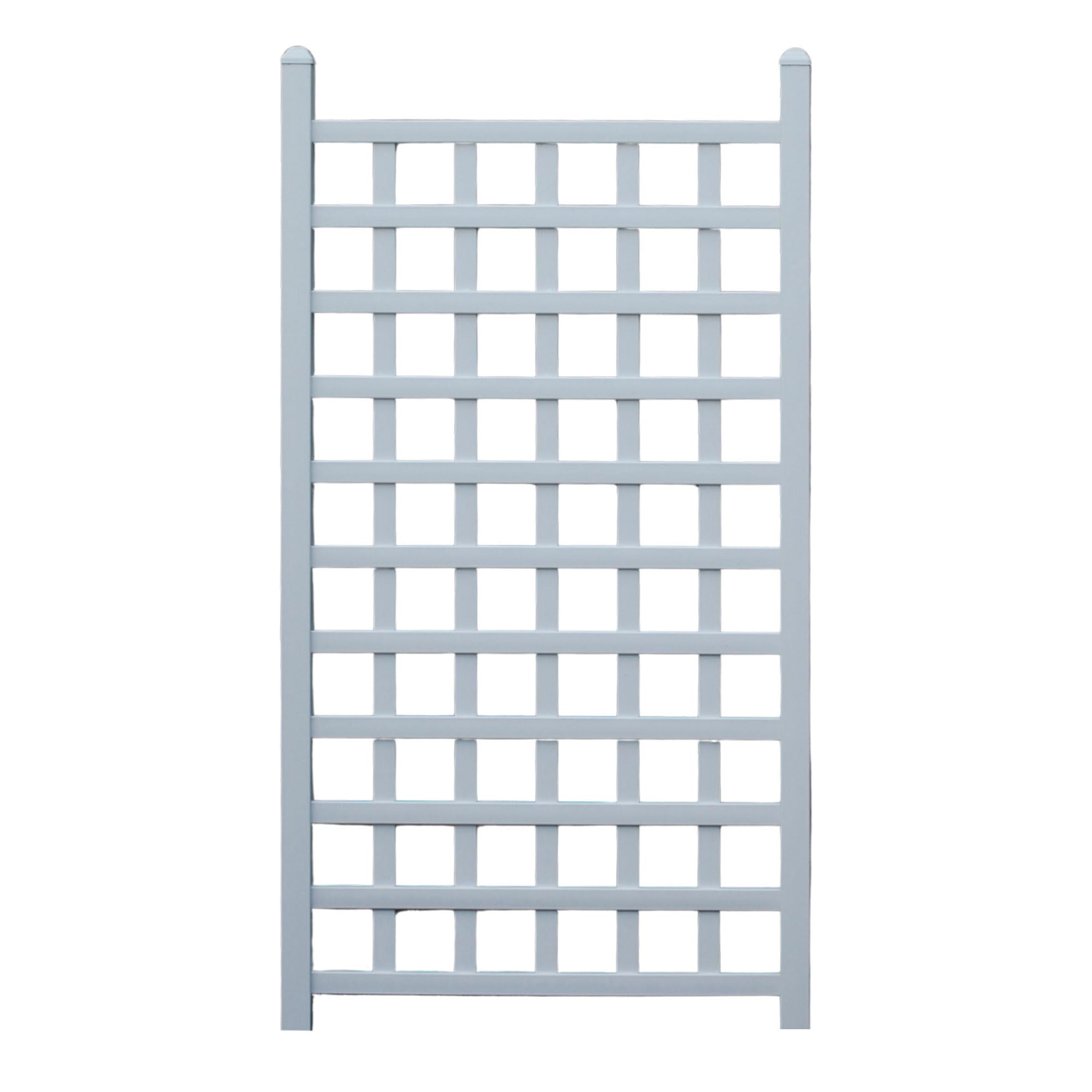 Dura-Trel Country Garden 35 by 66 Inch Indoor Outdoor Garden Trellis Plant Support for Vines and Climbing Plants, Flowers, and Vegetables, White