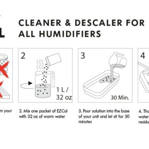 BONECO EZCal 7417 Humidifier Cleaner & Descaler, 3 Count (Pack of 1), White