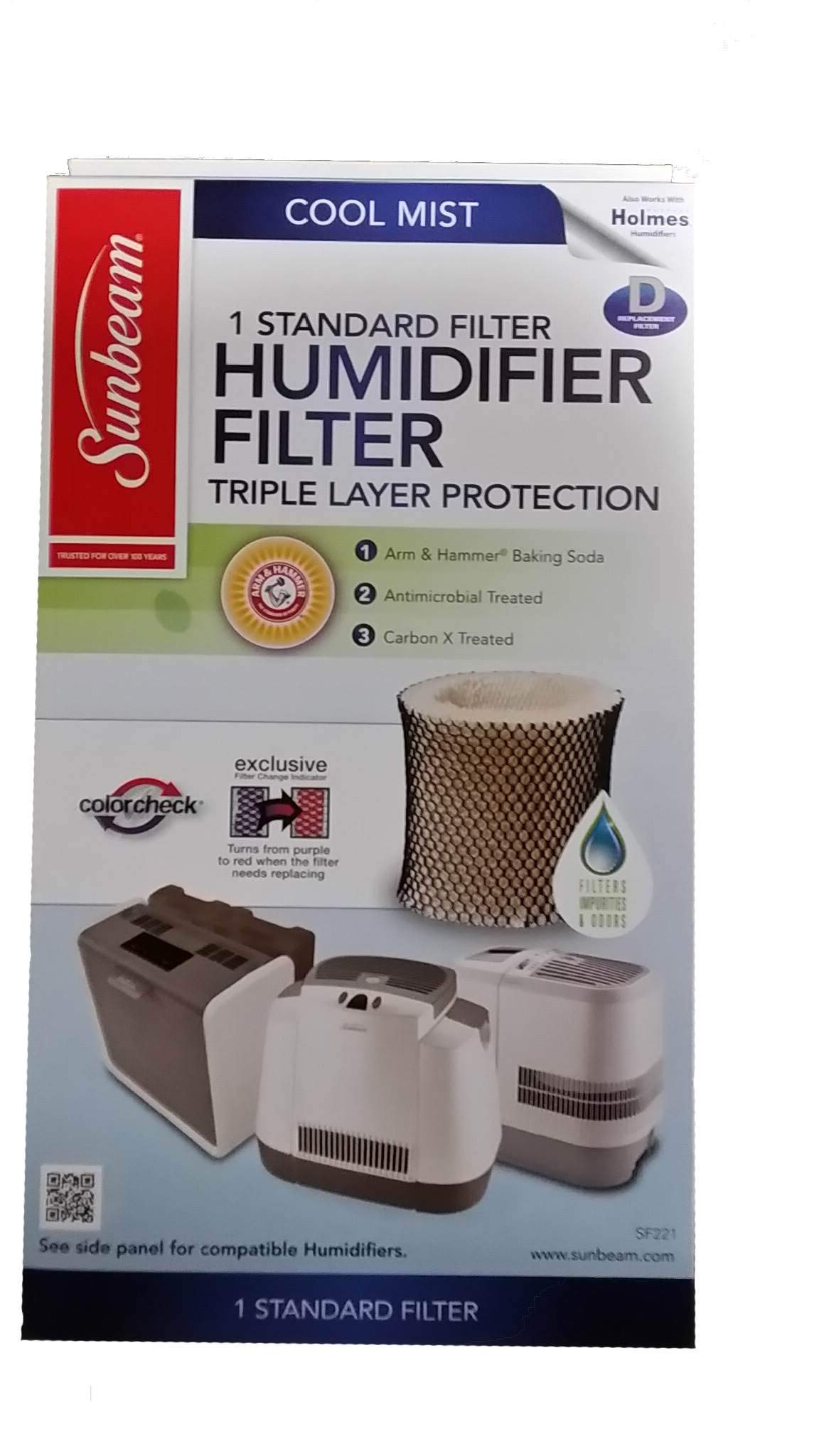 Holmes HWF75PDQ-U Wick Humidifier Filter , White