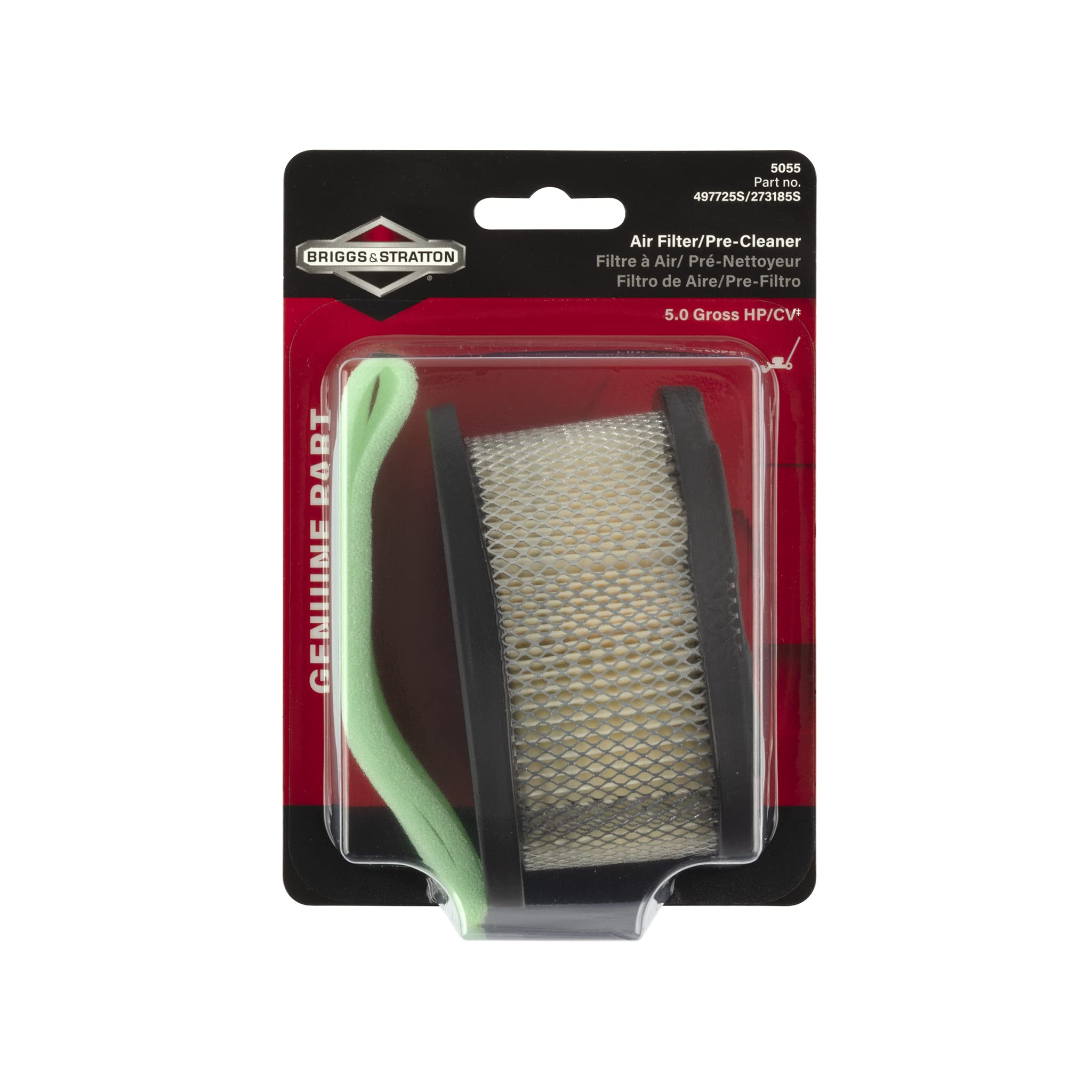 Briggs & Stratton 5055K Air Filter Intek