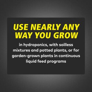 General Hydroponics FloraNova Grow 7-4-10, Robust Strength of Dry Fertilizer But in Rapid Liquid Form, Use for Hydroponics, Soilless Mixtures, Containers & Garden Grown Plants, 1-Quart