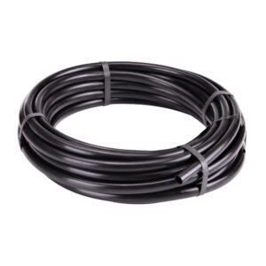 raindrip 061005p 5/8-inch drip irrigation supply tubing, 50-foot, irrigation drippers, drip emitters, drip irrigation parts, and drip systems, made with polyethylene, black