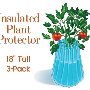 Dalen Gardeneer Season Starter – Early Season Insulated Plant Protector – Cold Weather Frost Guard - Easy Fill Shape for Optimal Planting - 18" x 17" – Made in The USA