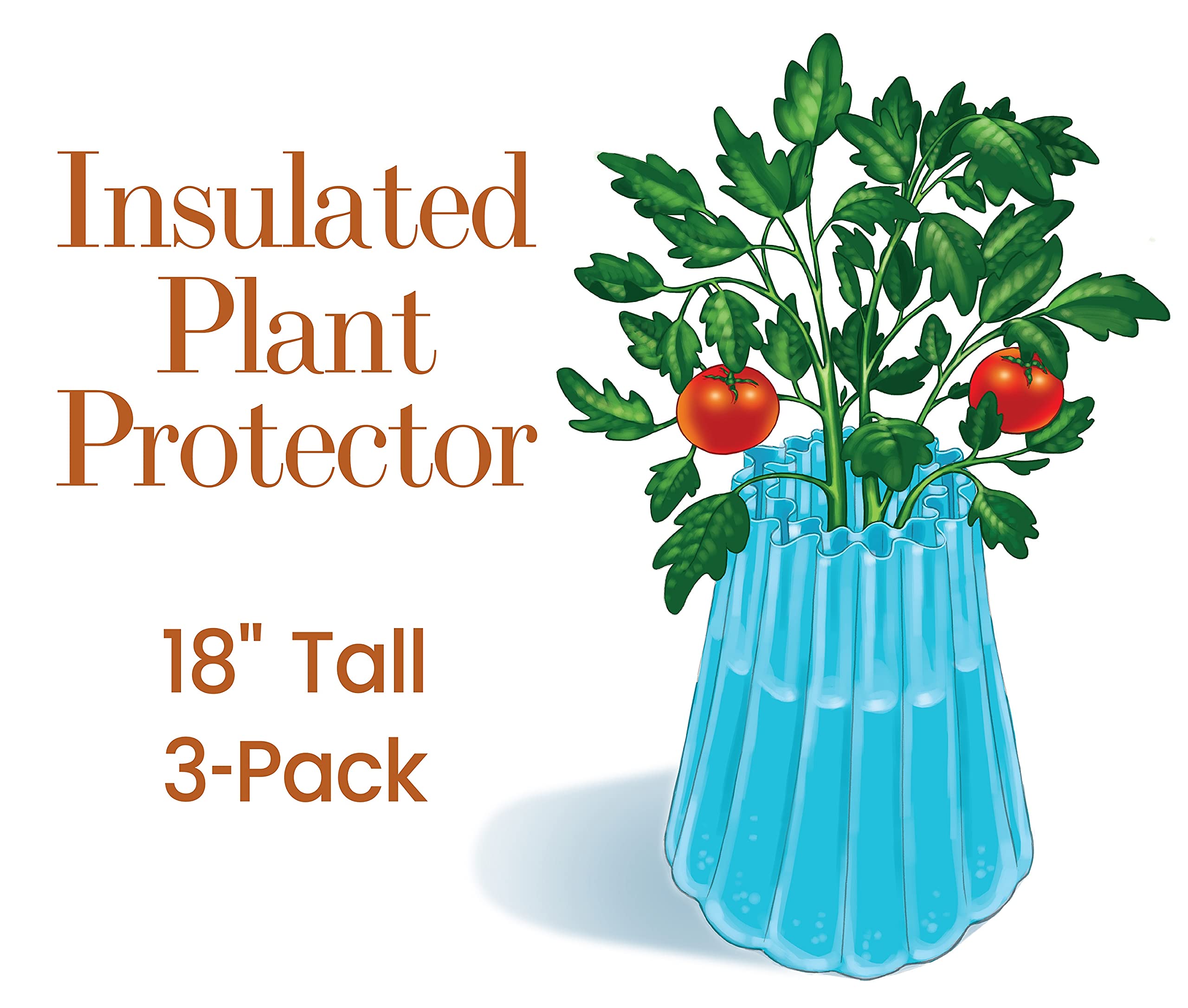 Dalen Gardeneer Season Starter – Early Season Insulated Plant Protector – Cold Weather Frost Guard - Easy Fill Shape for Optimal Planting - 18" x 17" – Made in The USA