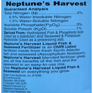 Neptune's Harvest Fish & Seaweed Fertilizer 2-3-1 (Gallon)