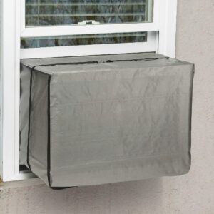 THERMWELL Frost King AC2H Outside Window Air Conditioner Cover, 18 x 27 x 16-Inch, 18"X27"X16"X6, 18" x 27" x 16" x 6 mil Fits up to 10,000 BTU, Gray