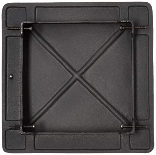 Minuteman International Cast Iron Clean-Out Door, 8 by 8-Inch,Black