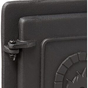 Minuteman International Cast Iron Clean-Out Door, 8 by 8-Inch,Black