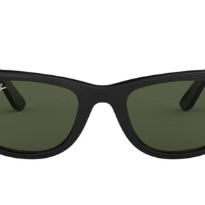 Ray-Ban RB2140 Original Wayfarer Sunglasses, Black/Green, 50 mm