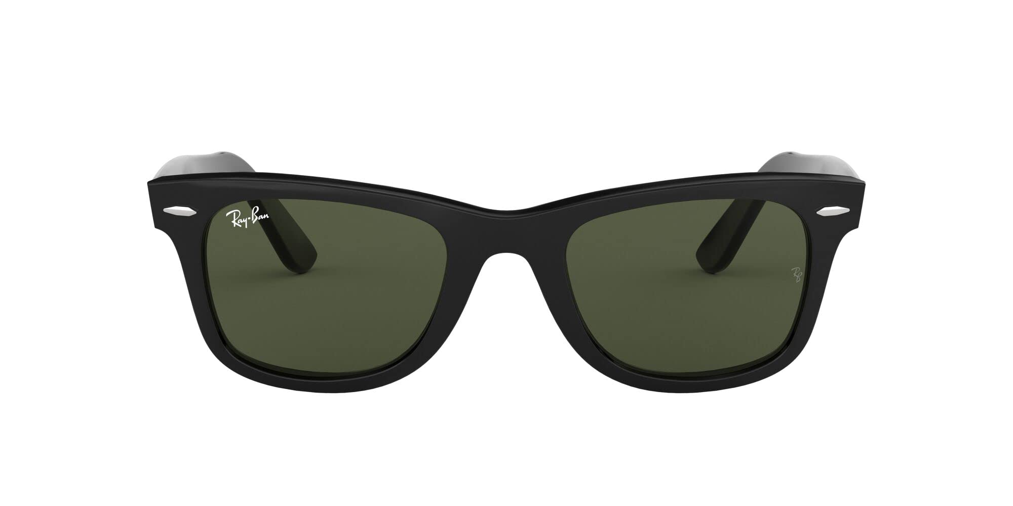 Ray-Ban RB2140 Original Wayfarer Sunglasses, Black/Green, 50 mm