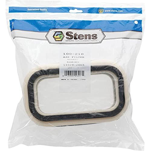 Stens 100-210 Air Filter Combo Compatible with/Replacement for John Deere 425, 445, 2500, 2500A, 2500B and 2500E Greens mowers, Kawasaki FD620D and FD661D 11013-2139, 11013-2204, 11029-2005