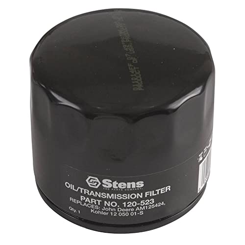 Stens Oil Filter 120-523 Compatible with Cub Cadet 1500 and 2000 Series with Kohler Engines, Gravely with Kohler Engines, Woods with Kohler Engines 08200204, 21397200, AM119567, AM125424, GY20577