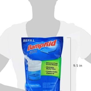 DampRid FG30K Moisture Absorber Refill, 42-Ounce