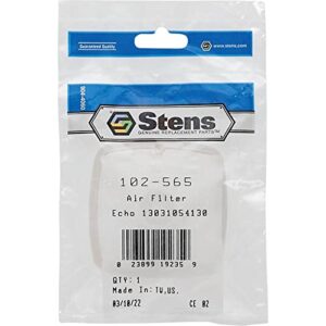 Stens New Air Filter 102-565 Compatible with Echo Most Older Style Trimmers, Hedge Trimmers and blowers 13031054130, A226001410, 130310-54130