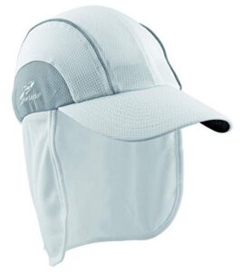 headsweats womens 7708 cap, white/grey, one size us