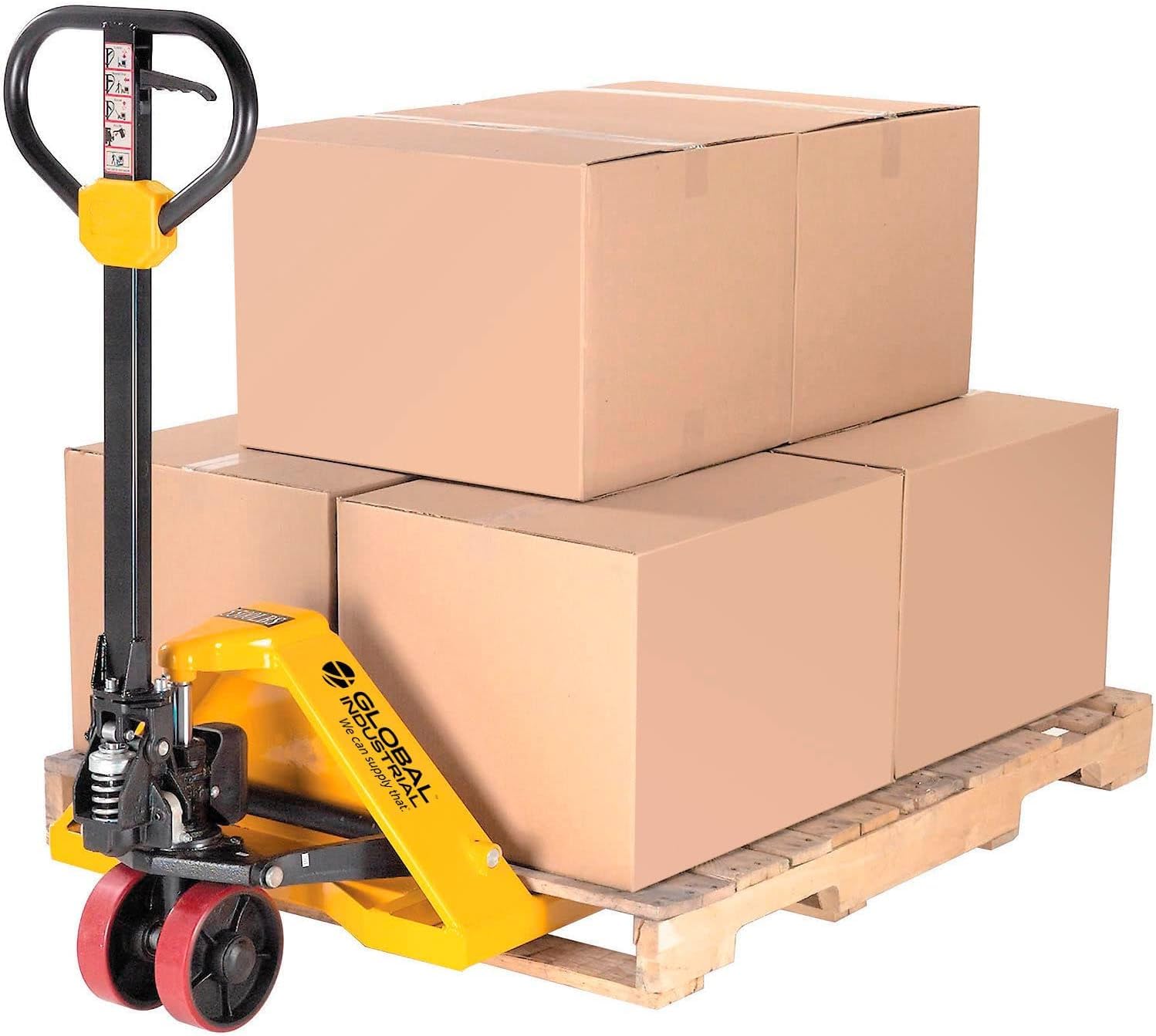 Global Industrial Pallet Truck, 5500 Lb. Capacity, 21 x 36