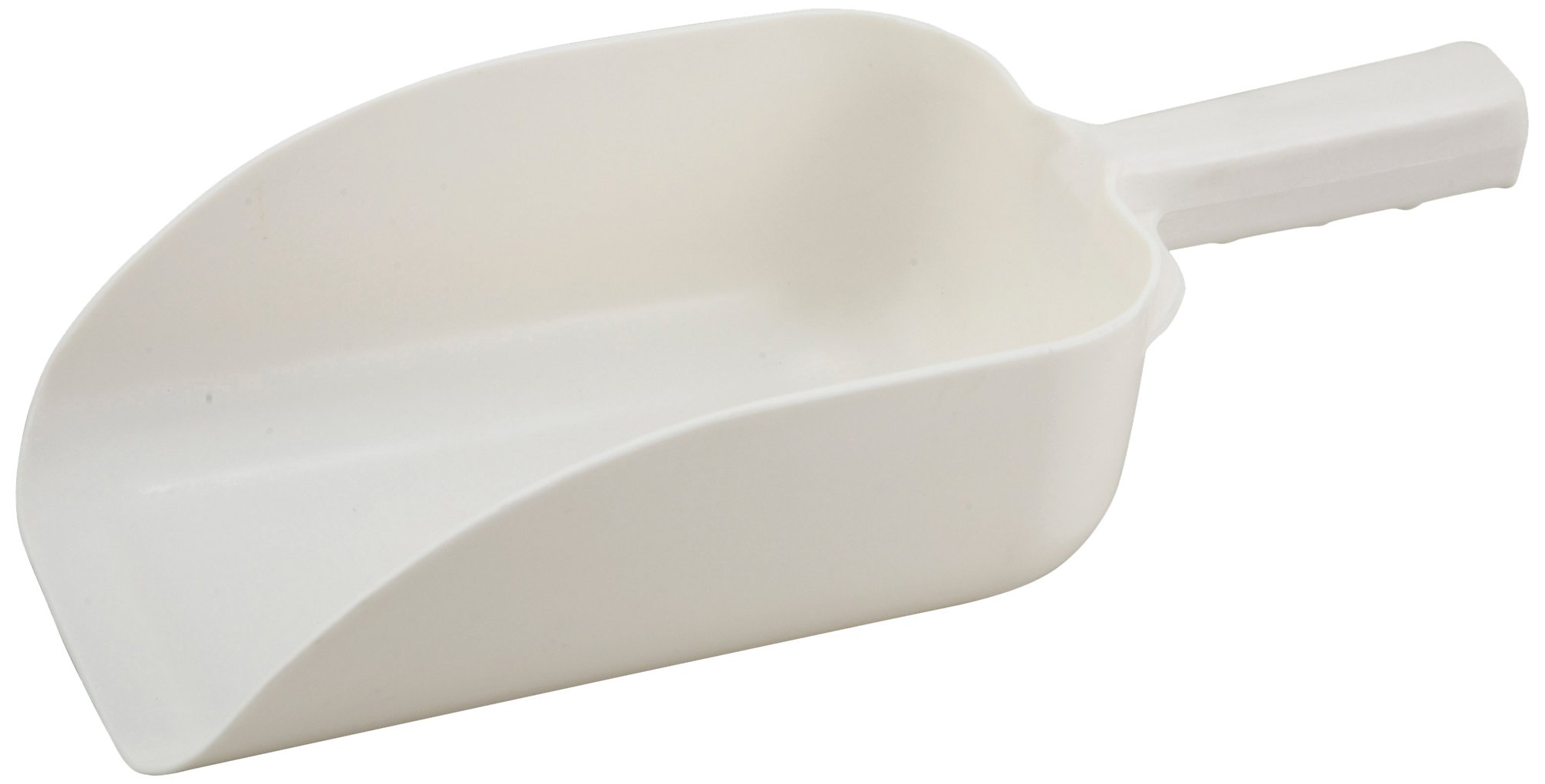 Winco White Utility Plastic Scoop, 64-Ounce