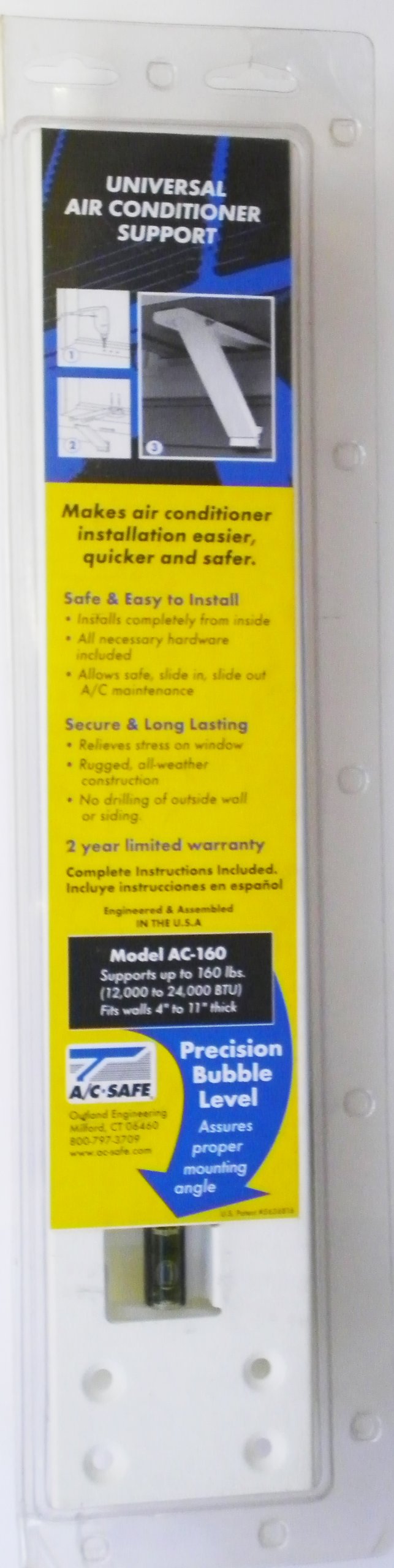 A/C Safe AC-160 Universal Heavy Duty Window Air Conditioner Support