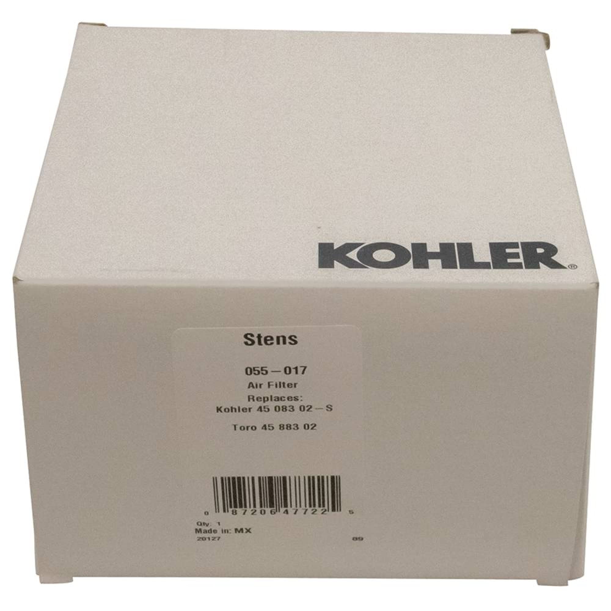 Stens Air Filter 055-017 for Kohler 45 083 02-S