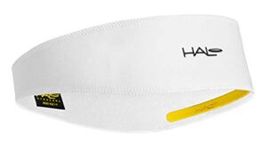 halo headband pullover, white, one size