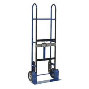 Global Industrial Steel Appliance Hand Truck, 8" Mold-On Rubber Wheels