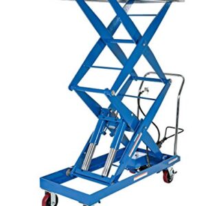 Vestil AIR-1500-D Carbon Steel Air Cart 1500 Lb. Capacity Silver