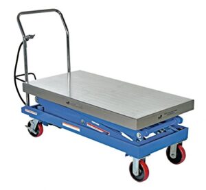 vestil air-1500-d carbon steel air cart 1500 lb. capacity silver