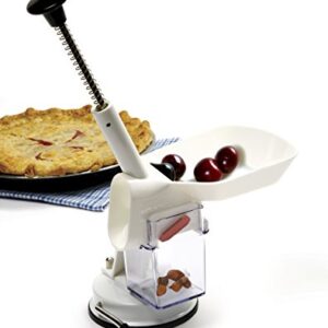 Norpro Deluxe Cherry Pitter Automatic Feed Tray, 1.75in/4.5cm, As Shown