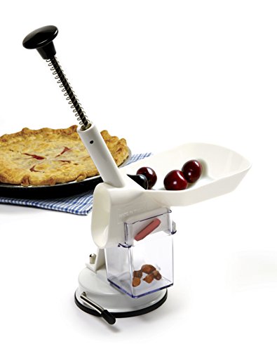 Norpro Deluxe Cherry Pitter Automatic Feed Tray, 1.75in/4.5cm, As Shown