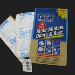 Dri-It MA-2-125-A Moisture Absorber with Disposable Peel and Stick Backing in a Twin-Pack , Blue