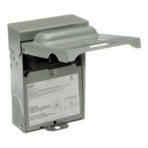 ABB TFN60RCP • Weatherproof Non-Fused AC Disconnect Switch • AC Disconnect 60A 240V • 1 Phase N3R • Horsepower Rated • 10kAIC