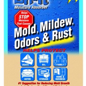 Dri-It MA-2-125-A Moisture Absorber with Disposable Peel and Stick Backing in a Twin-Pack , Blue