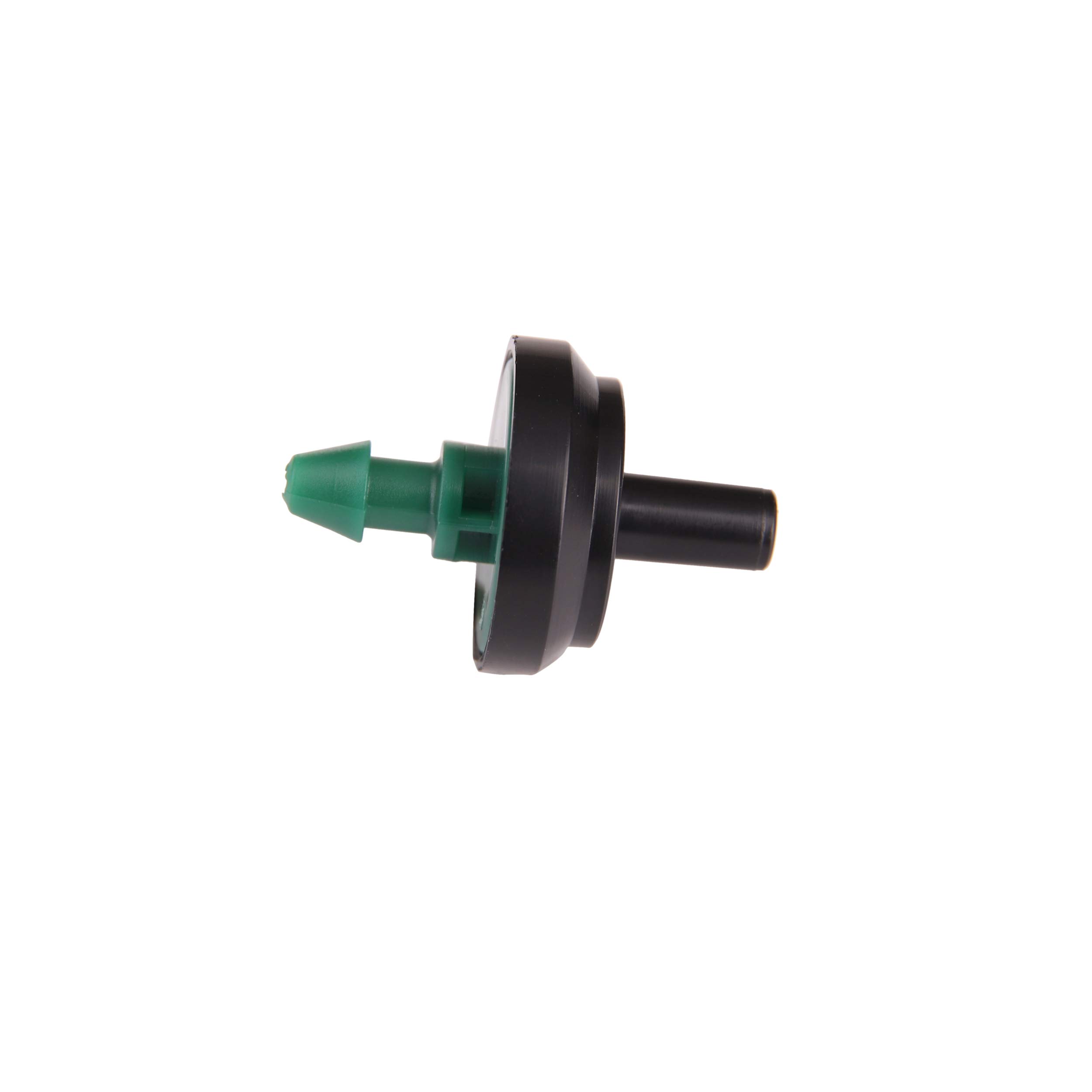 Raindrip PC8010B 2GPH Pressure Compensating Dripper, 10 Pack, Black/Green