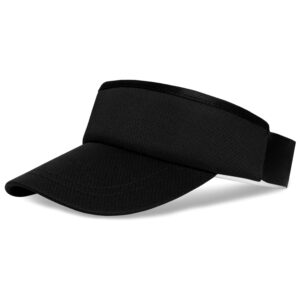 Headsweats Womens Lightweight Performance Running Sun Visor, Black