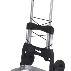 WESCO 220650 Aluminum/Polyurethane Folding Hand Trucks, Mega Mover