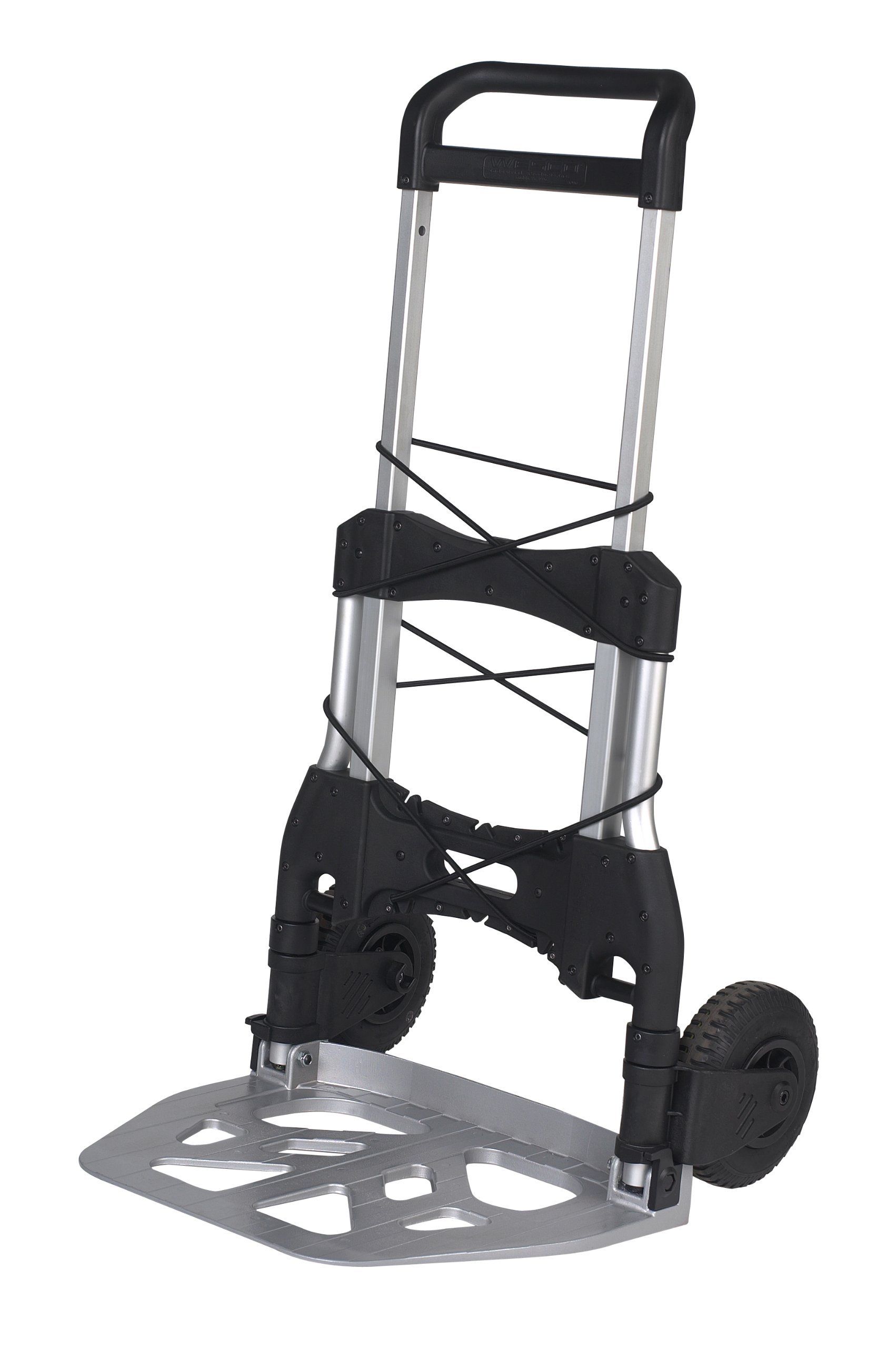 WESCO 220650 Aluminum/Polyurethane Folding Hand Trucks, Mega Mover