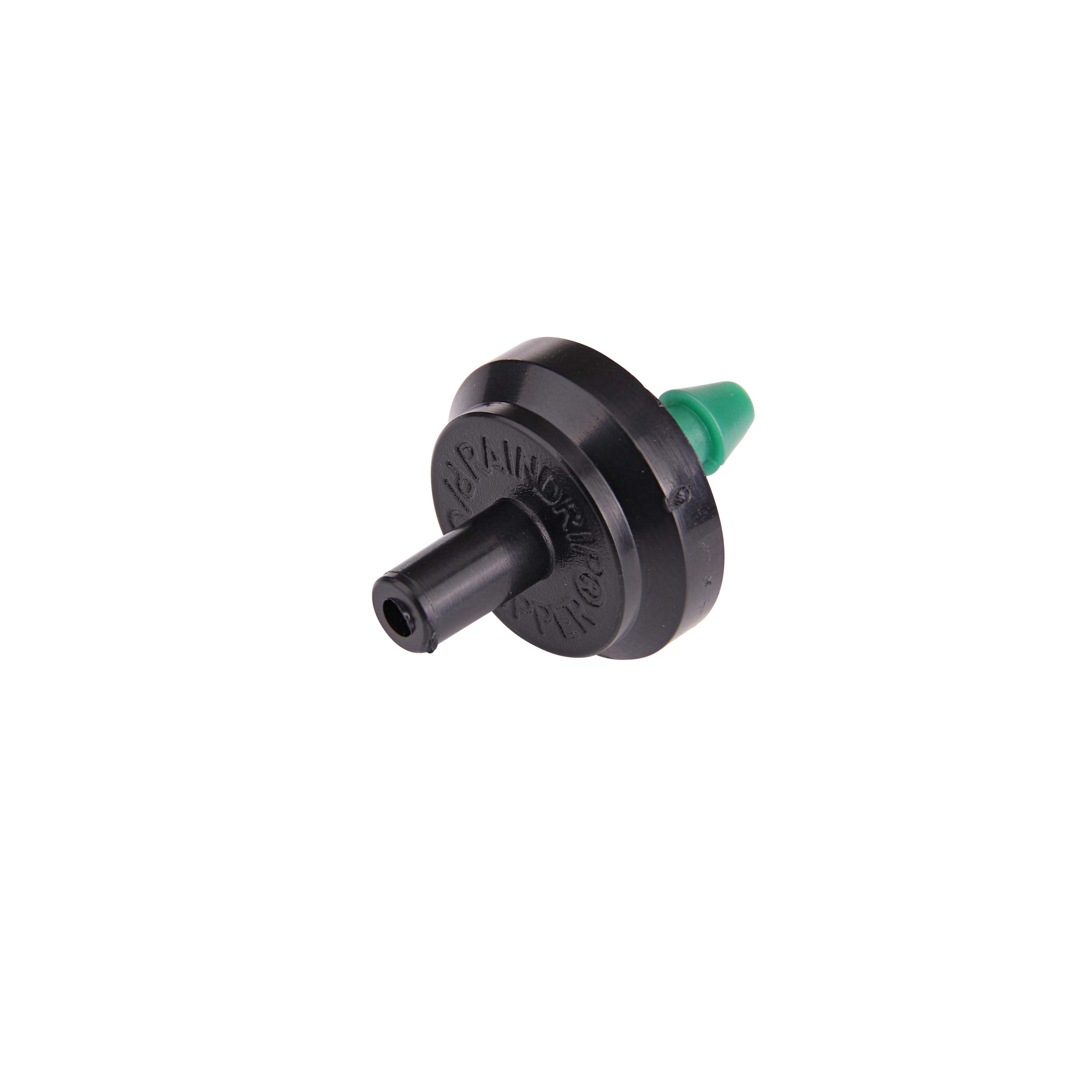 Raindrip PC8010B 2GPH Pressure Compensating Dripper, 10 Pack, Black/Green