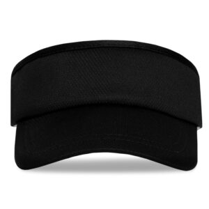 Headsweats Womens Lightweight Performance Running Sun Visor, Black