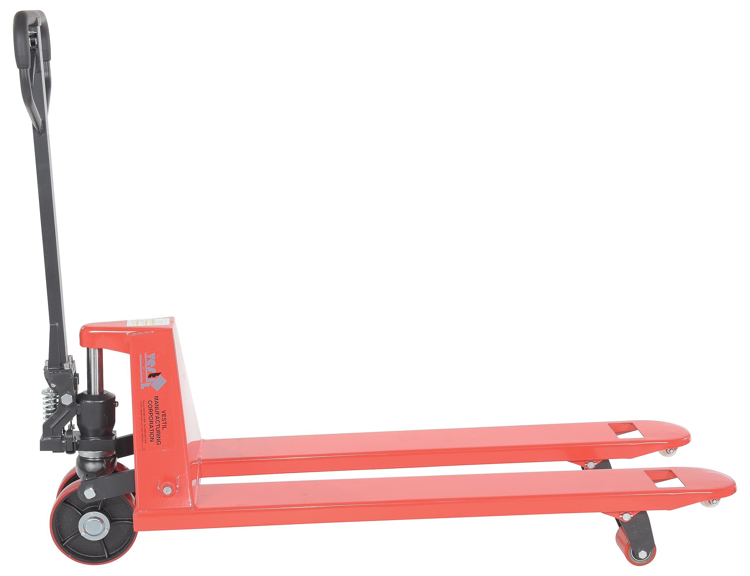 Vestil PM5-2048 Full Featured Pallet Truck, 5500 lbs Capacity, 48" Length x 20-5/8" Width Fork