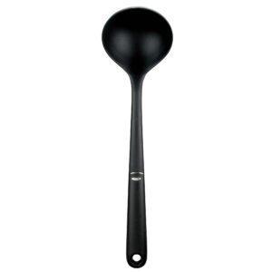 oxo good grips nylon ladle, black, one size